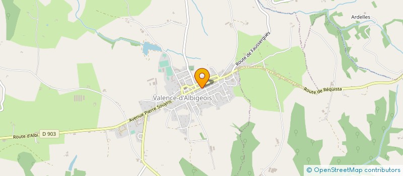 localisation de l'entreprise MADAME ORNELLA LEBIGRE  VALENCE-D'ALBIGEOIS