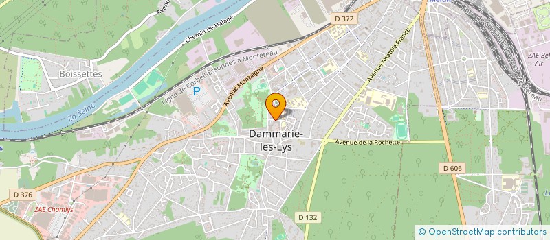 localisation de l'entreprise MADAME ORNELLA LEKLEGBAN à DAMMARIE-LES-LYS