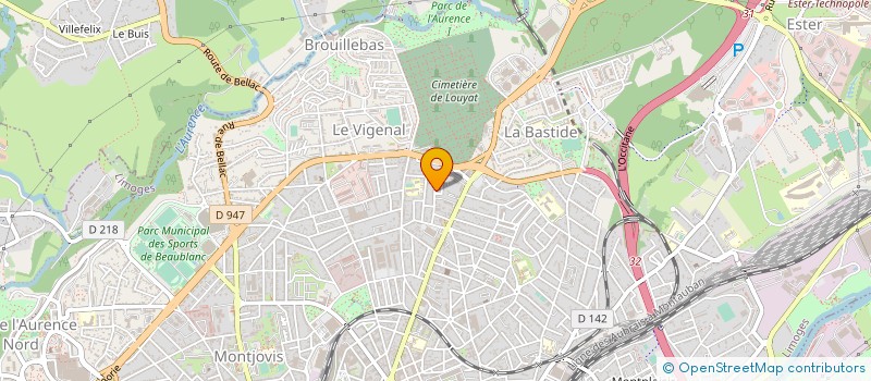 localisation de l'entreprise MADAME ORNELLA MABAMBA à LIMOGES