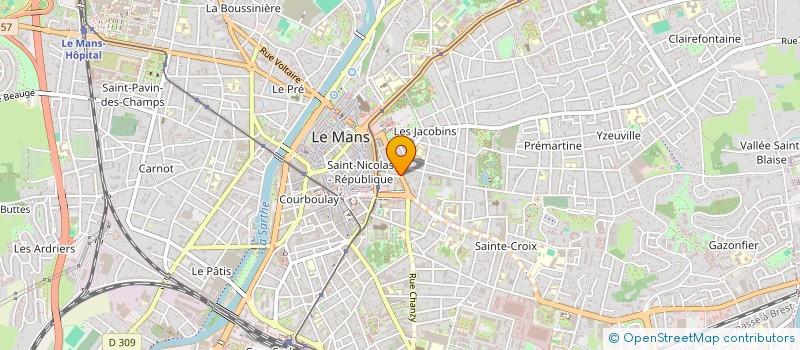 localisation de l'entreprise MADAME ORNELLA MAKOUMBI  LE MANS