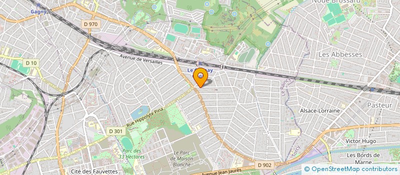 localisation de l'entreprise MADAME ORNELLA MARMOITON  GAGNY