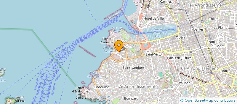 localisation de l'entreprise MADAME ORNELLA MERCIER à MARSEILLE