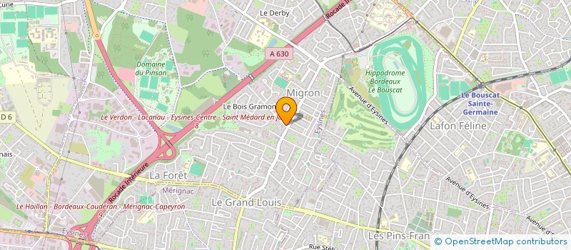 localisation de l'entreprise MADAME ORNELLA MORETTI  EYSINES