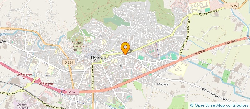 localisation de l'entreprise MADAME ORNELLA RAIMONDI  HYERES