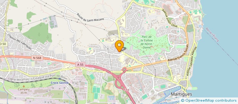 localisation de l'entreprise MADAME ORNELLA RAMPAZZO  MARTIGUES