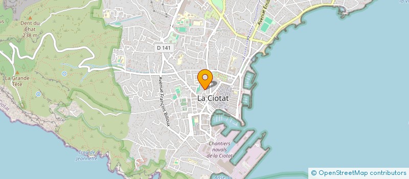 localisation de l'entreprise MADAME ORNELLA RIPOLL à LA CIOTAT