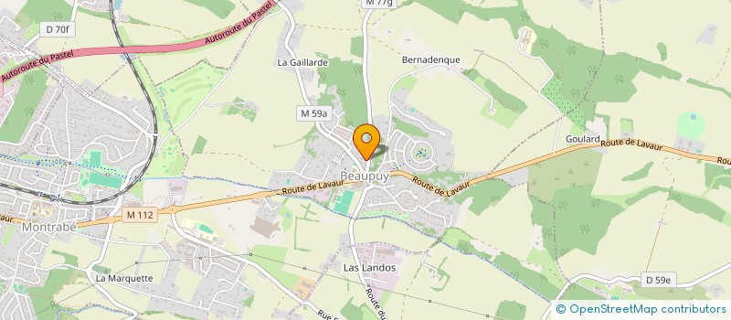 localisation de l'entreprise MADAME ORNELLA ROSSELLINI  BEAUPUY