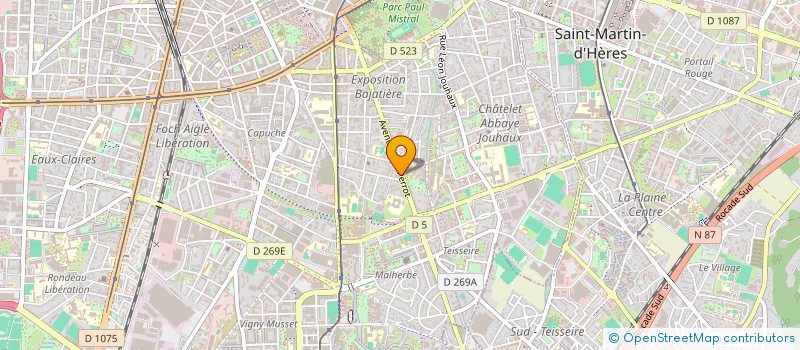 localisation de l'entreprise MADAME ORNELLA SA MACIEL  GRENOBLE