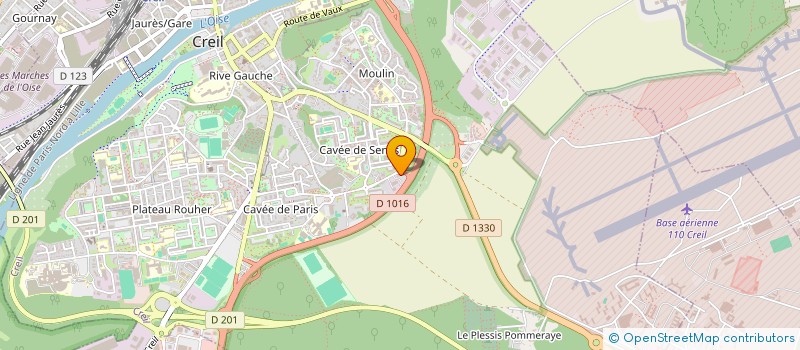 localisation de l'entreprise MADAME ORNELLA SAMBA  CREIL