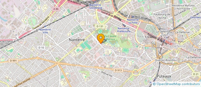 localisation de l'entreprise MADAME ORNELLA SANOGO  NANTERRE