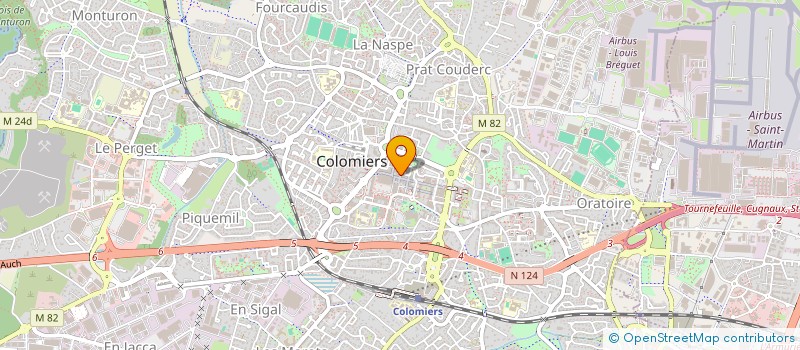 localisation de l'entreprise MADAME ORNELLA SCHUTZ à COLOMIERS