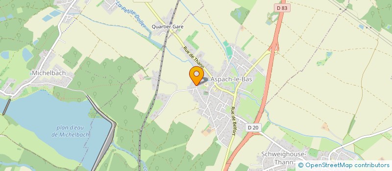 localisation de l'entreprise MADAME ORNELLA SIBILLE  ASPACH-LE-BAS