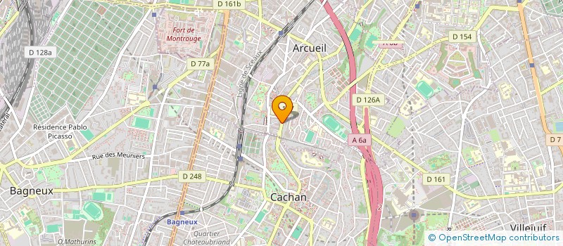 localisation de l'entreprise MADAME ORNELLA SUAREZ à ARCUEIL