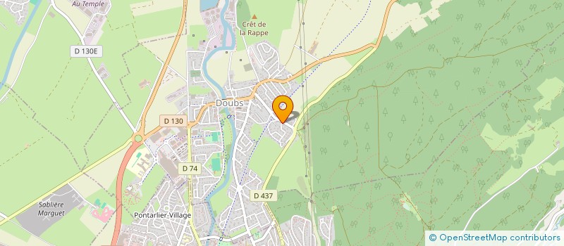 localisation de l'entreprise MADAME ORNELLA TEMPESTA  DOUBS