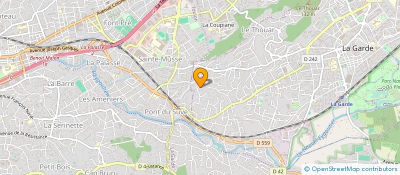 localisation de l'entreprise MADAME ORNELLA VALLS  LA GARDE