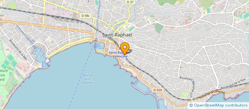 localisation de l'entreprise MADAME ORNELLA VOCISANO à SAINT-RAPHAEL