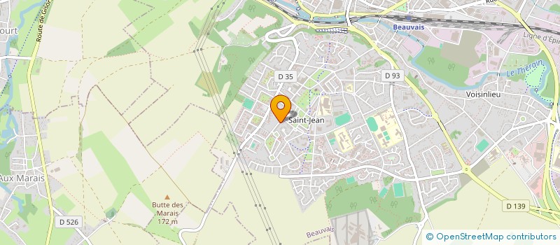 localisation de l'entreprise MADAME ORNELLA ZEDONG  BEAUVAIS