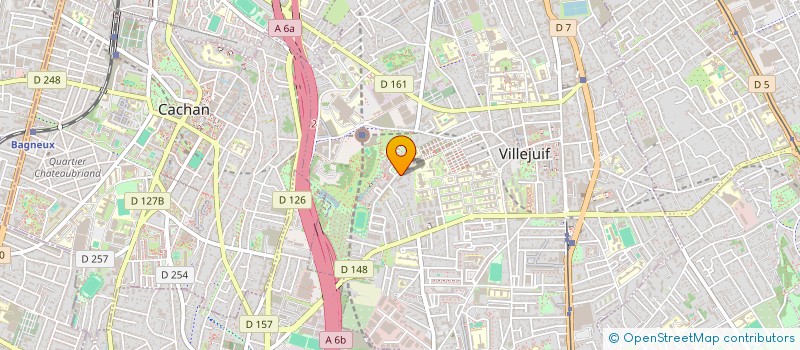 localisation de l'entreprise MADAME OROKYA TOURE  VILLEJUIF