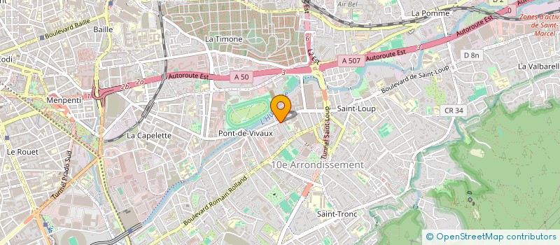 localisation de l'entreprise MADAME ORPHEE PHELIPON  MARSEILLE