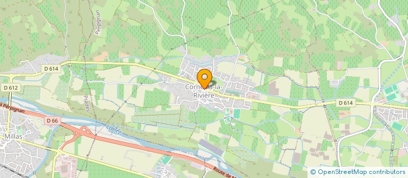 localisation de l'entreprise MADAME ORQUIDIA DE JESUS SARABANDO  CORNEILLA-LA-RIVIERE