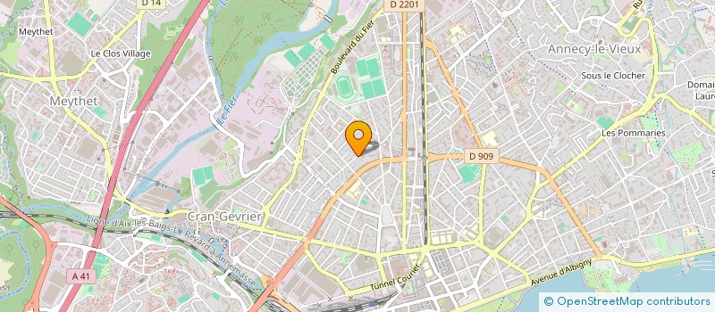 localisation de l'entreprise MADAME ORSINA CANALI  ANNECY