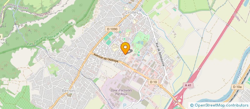 localisation de l'entreprise MADAME ORSOLYA RUDICS  CROLLES