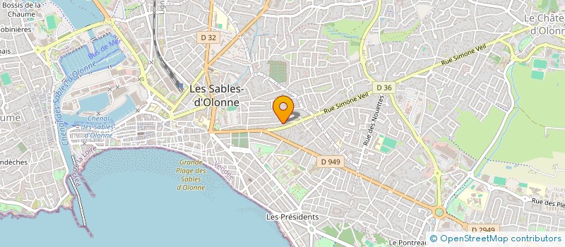 localisation de l'entreprise MADAME OSASERE OLIHA à LES SABLES D'OLONNE