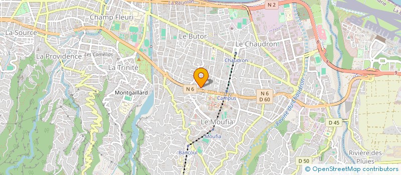 localisation de l'entreprise MADAME OSMAN CADJEE à SAINT-DENIS