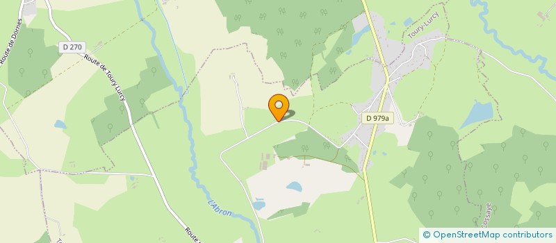 localisation de l'entreprise MADAME OSMONDE VILLECHENON  TOURY-LURCY