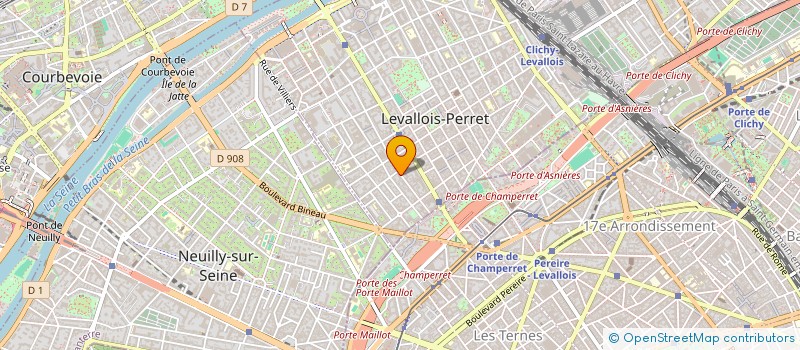 localisation de l'entreprise MADAME OSTIANE AMIGUES à LEVALLOIS-PERRET