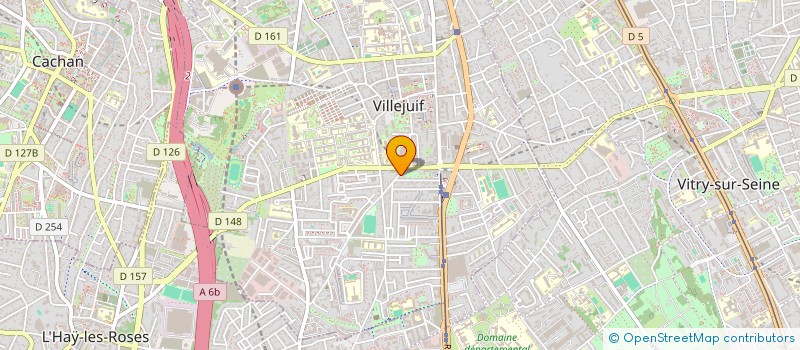 localisation de l'entreprise MADAME OSVALINA BARRETO  VILLEJUIF