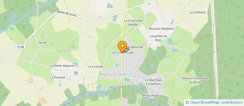 localisation de l'entreprise MADAME OTHILIE CATINAT à BOUZY-LA-FORET