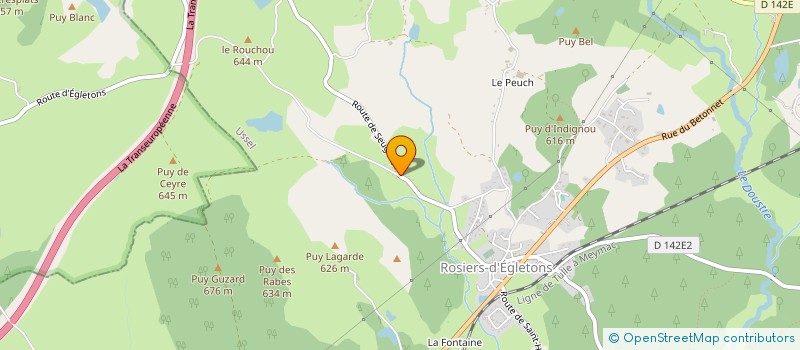 localisation de l'entreprise MADAME OTHILIE LONJOU  ROSIERS-D'EGLETONS