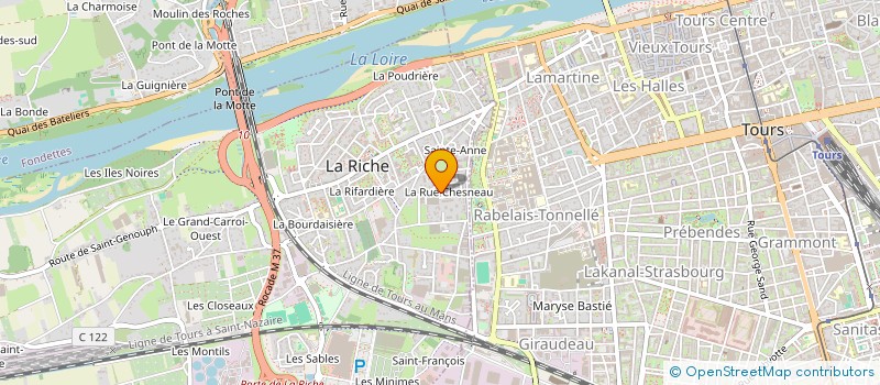 localisation de l'entreprise MADAME OTHILIE MOREAU  MONTRICHARD VAL DE CHER