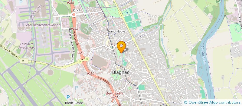localisation de l'entreprise MADAME OTILIA BENGUE à BLAGNAC