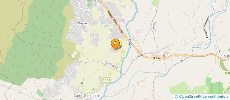 localisation de l'entreprise MADAME OTILIA CARDOSO  AUBENAS