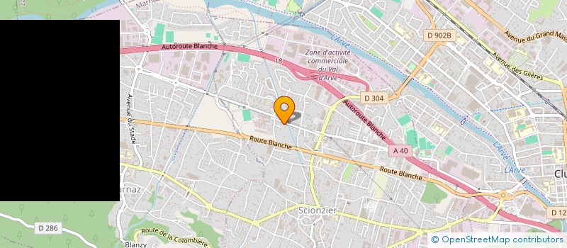 localisation de l'entreprise MADAME OTILIA-ELENA HOCIUNG  SCIONZIER