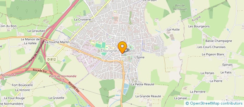 localisation de l'entreprise MADAME OTTAVIA PONCET à THORIGNE-FOUILLARD