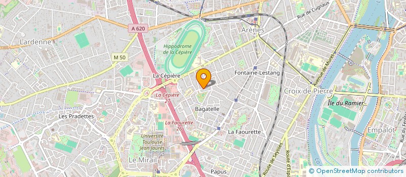 localisation de l'entreprise MADAME OTYLIA WISNIEWSKA  TOULOUSE