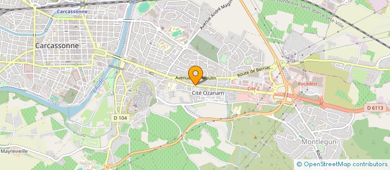 localisation de l'entreprise MADAME OUACILA DERRAHI  CARCASSONNE