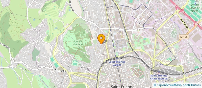 localisation de l'entreprise MADAME OUAFA BELALA  SAINT-ETIENNE