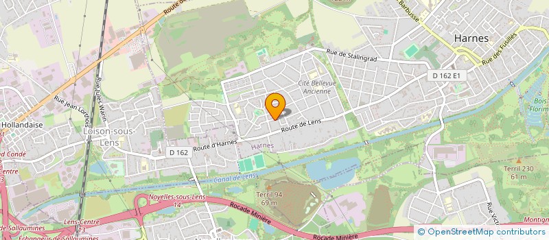 localisation de l'entreprise MADAME OUAFA BENABDELMOUMENE  HARNES