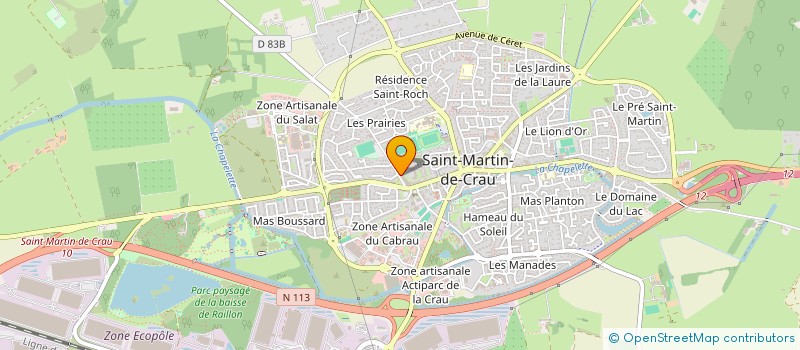 localisation de l'entreprise MADAME OUAFA KOUKOUCH  SAINT-MARTIN-DE-CRAU