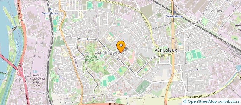 localisation de l'entreprise MADAME OUAFA LAHLOU  VENISSIEUX