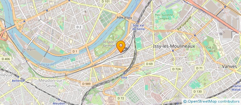 localisation de l'entreprise MADAME OUAFA NEBACH à ISSY-LES-MOULINEAUX