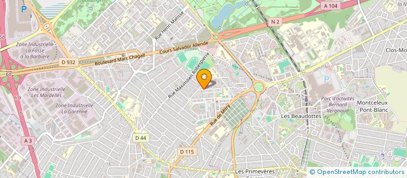 localisation de l'entreprise MADAME OUAFA ZELLOUFI à AULNAY-SOUS-BOIS