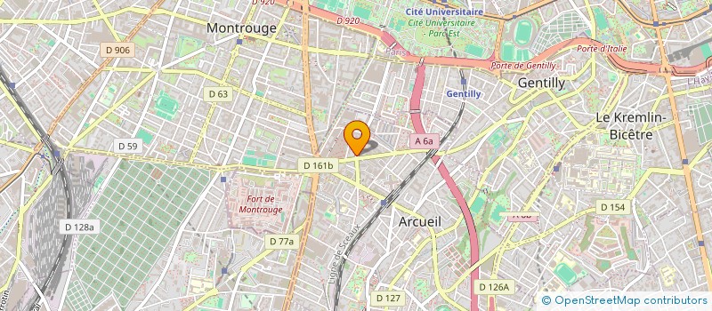 localisation de l'entreprise MADAME OUAFAA RAFI  ARCUEIL