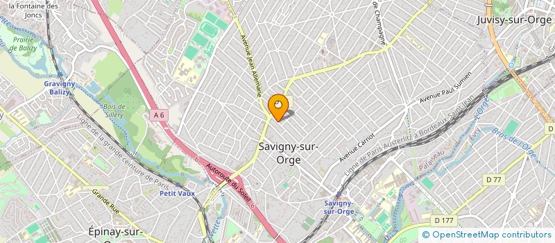 localisation de l'entreprise MADAME OUAFAE SELLAMI à SAVIGNY-SUR-ORGE