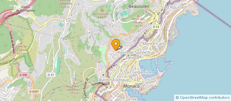 localisation de l'entreprise MADAME OUAFAE TBATOU  BEAUSOLEIL