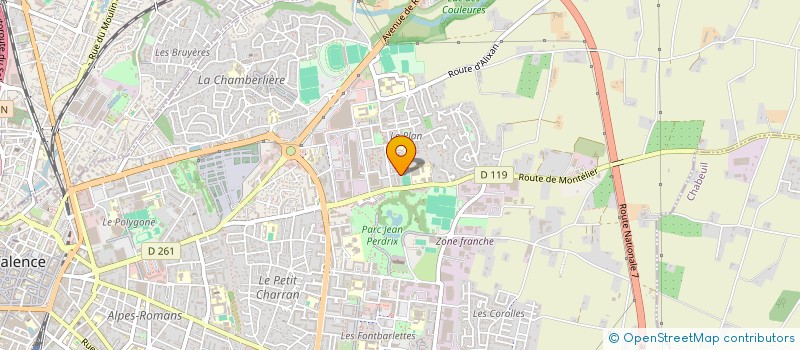 localisation de l'entreprise MADAME OUAFIA GARAOUI à VALENCE